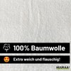 Huuraa Gäste-Handtuch Rottweiler Rotti Comic Geschenk 50x100cm White Baumwolle Rottweiler