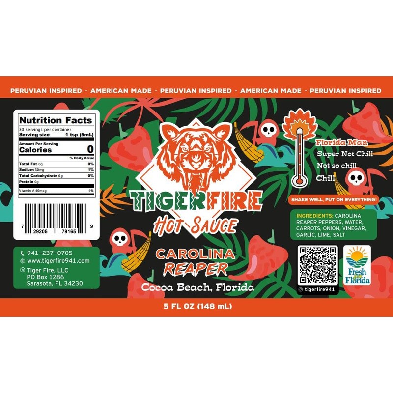 Tiger Fire Carolina Reaper