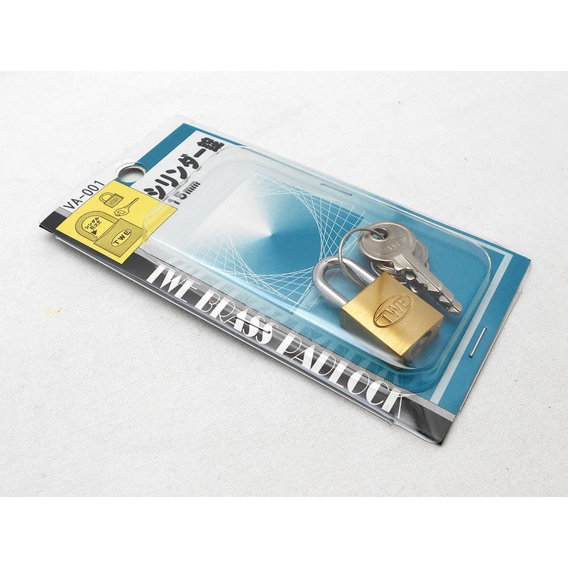 Waki Sangyo TWE Cylinder Lock Padlock Back Security Management Main