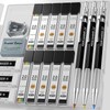 Four Candies 25PCS Art Mechanical Pencil Set, 3 PCS Metal