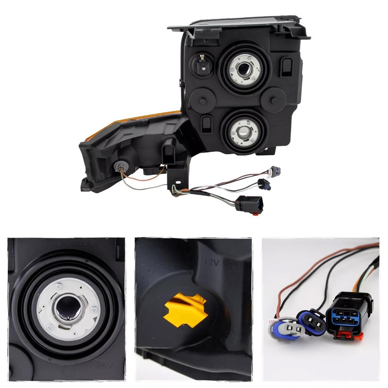 Headlights Assembly Compatible With 2006 2007 2008 2009 2010 Jeep
