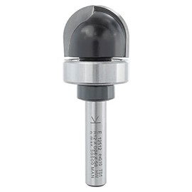 ENT 12512 Chamfer Cutter HW, Shank (S) 8 mm, Radius (R) 12 mm, D 24 mm, NL 18 mm, SL 32 mm, with Ball Bearing