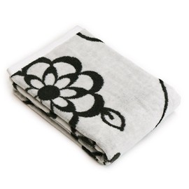 Imabari Towel Bath Towel 23.6 x 47.2 inches (60 x 120 cm), Ruffled White