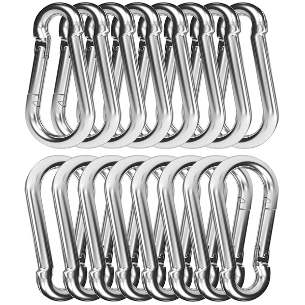 EPHECH 30PCS 3" Heavy Duty Spring Snap Hook, M8 5/16"