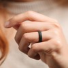 ThunderFit Silicone Rings for Him and Her, Rubber Engagement Bands