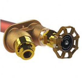 Woodford 25CP-4 Wall Faucet CP Inlet, 4-Inch