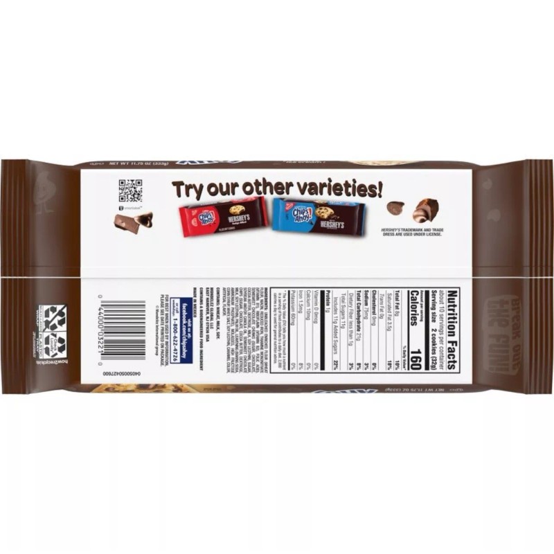 Chips Ahoy 🟡 New Nabisco CHIPS AHOY! Crunchy Chocolate Chip