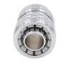 Hose connector for 3 / 4 inch Hoses Chrome /