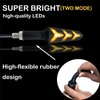 4PCS Universal Motorcycle Turn Signals LED 12V 3 Wire Flowing