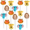 Fruidles Zoo Animal Lollipops Suckers, Fat-Free, Individually Wrapped with Sticks
