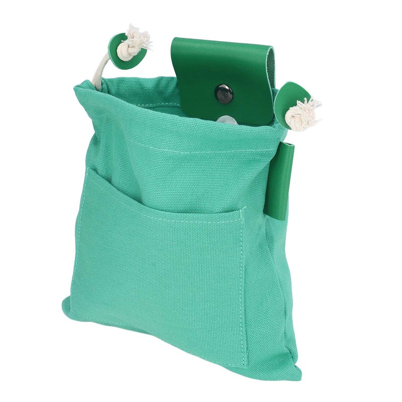 Foraging Bag Large Capacity Durable Canvas PU Leather Wide Application