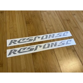 Malibu RESPONSE 66” BOAT  Vinyl Decals (Set Of 2) Sticker Ski Wakeboard Black