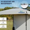 10X10 Pop Up Canopy Tent,Removable Pockets Sidewall for Extra Storage,Easy