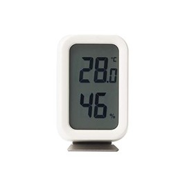Mujin Ryohin Digital Thermometer and Hygrometer White/Model Number: MJ-DTHW1 15832378