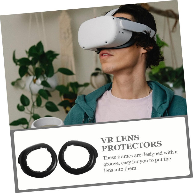 CAXUSD Vr Glasses Lens Frame Replacement Compatible Scratch Resistant Lens