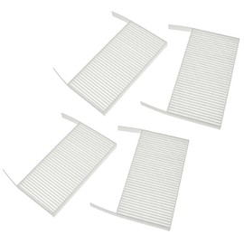 vhbw Filter Set Replacement for Zehnder 527005190 for Ventilation Unit, Air Filter G4 / F7 (Pack of 4), 19 x 10 x 3 cm, White