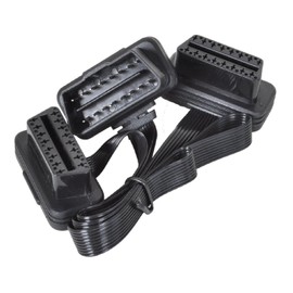 OBD2 Splitter Cable 11.8 inches (30 cm) Flat Cable Specification (Uses Sudare Cable)