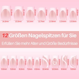 INTOBAS 160pcs Square False Nails