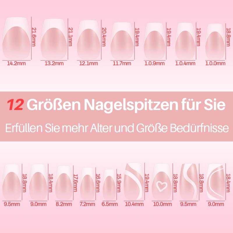 INTOBAS 160pcs Square False Nails