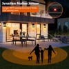 Motion Sensor Outdoor Wall Light Black, Dusk to Dawn Outside