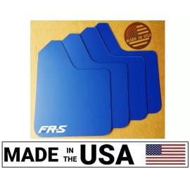 StreetRays [Originals] [SR] STARTER Mud Flaps Set BLUE with Custom Vinyl Logo D