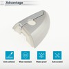 X AUTOHAUX Front Left Door Handle Lock Cylinder Cover for