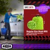 AIDEA Car Wash Mitt Microfiber, 1PK, Car Wash Brush, Green,