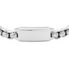 Fossil Men's Stainless Steel Bracelet, Color: Silver (Model: JF04400040)