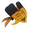 Shooting Tabs Golden Gold and Black Leather Archery Finger Guard