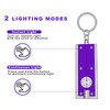 Daemson UV Keychain Flashlight, Compact Tiny Led Keychain Flashlight Set