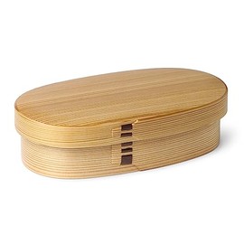 Kurikyu Handmade Oyane Bentwappa Lunch Box (Small Shape, Slim)