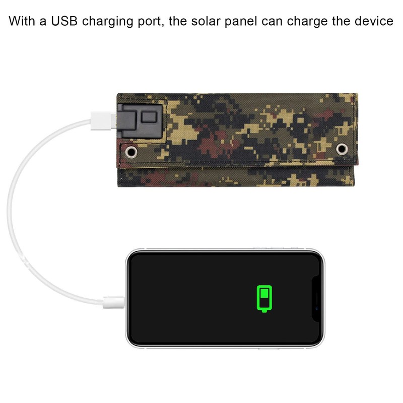 Portable 40W Solar Panel Charger for Outdoor Camping Hiking, Foldable
