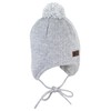 Sterntaler Unisex Children's Ocs Knitted Hat, Silver melange