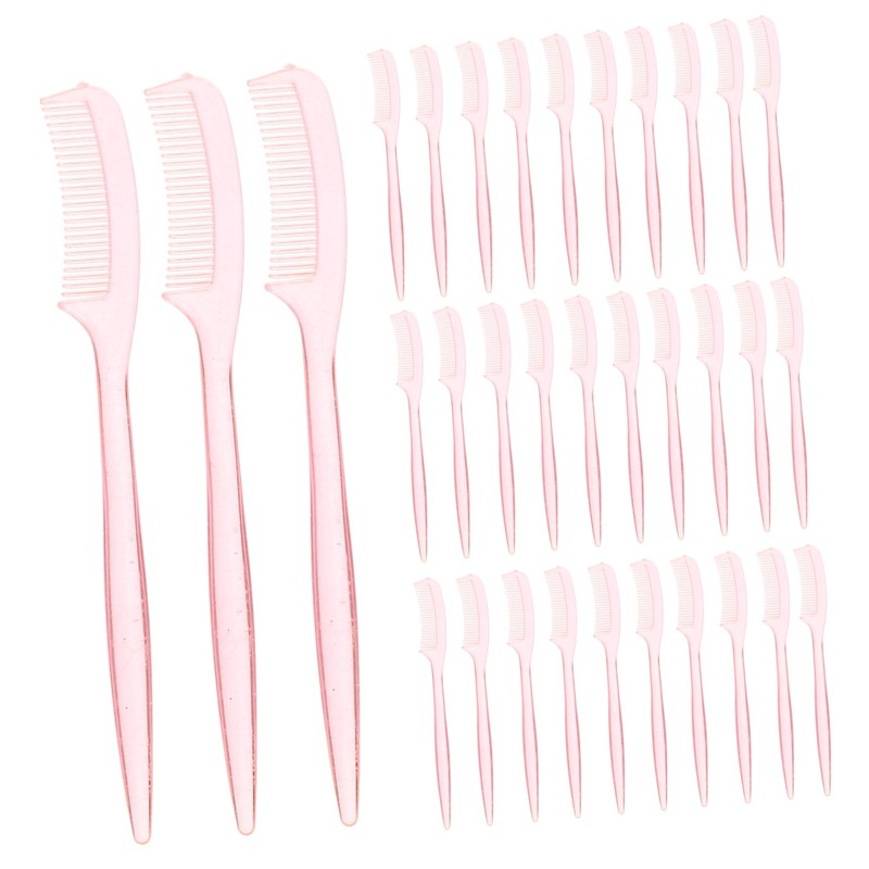 FOMIYES 300pcs Mini Eyelash Extensions Brush Comb Versatile Eyebrow Eyelash