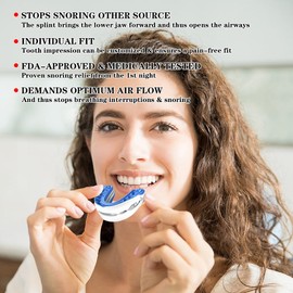 CEWROM Schnarchstopper, Schnarchstopper Anti Schnarch, Schnarchfrei Stopper-Effektiv Snoring Stopper gegen Schnarchen Stopper für Männer und Frauen Anti Snoring Mouthpeice Device