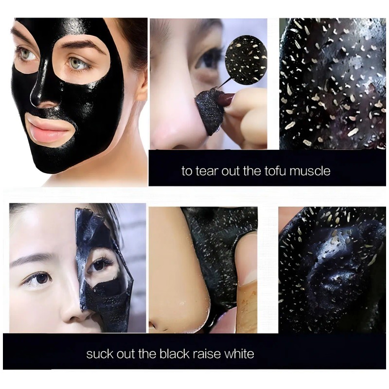 BIOAQUA Blackhead Remover Mask – Activated Charcoal Peel-Off Mask for