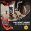 13-Piece 3/8" Drive Impact Bolt Extractor Set, Easy Out Stripped