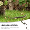 STOBOK Simulation Lizard Model Lizard Toy Lizard Party Ornament Lizard