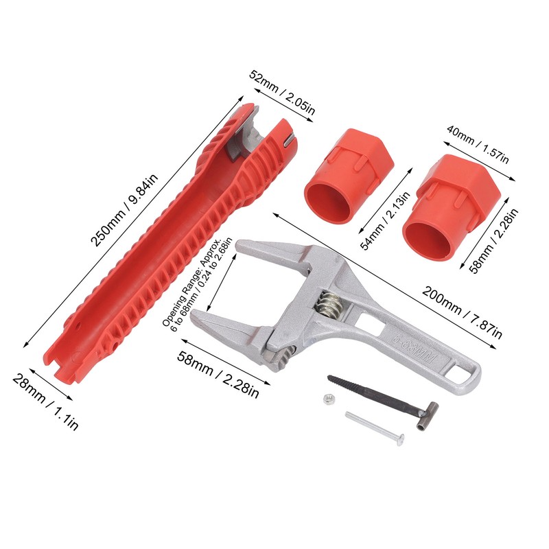 8 In 1 Faucet Sink Installer Multifunction Plumbing Installation Tool