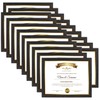 PETAFLOP Wooden 8.5 x 11 Picture Frame Set of 18,