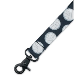 Limeloot Sports Lanyards, Volleyball, 19.5 Inch Lanyard
