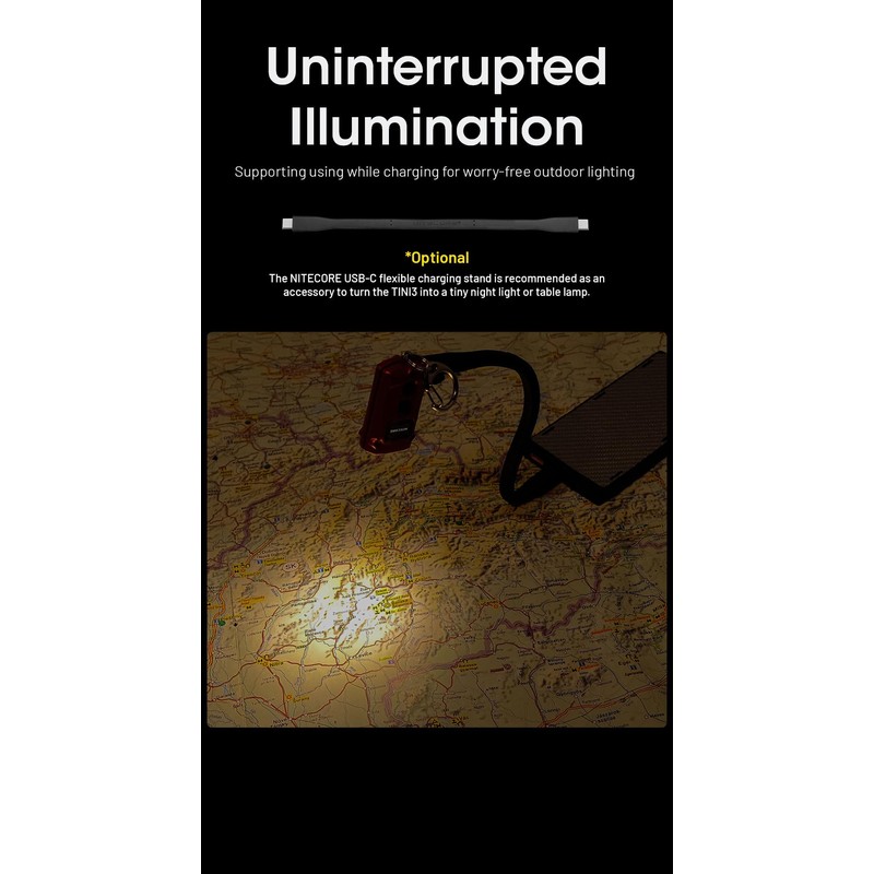 Nitecore TINI3 - Multi Colour Temperature LED, 600 Lumen, 3