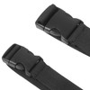 Healvian 3pcs Black Fanny Pack Extender Strap Adjustable Buckle Belt