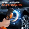 Cordless Car Buffer Polisher w/ 2x2000mAh 21V Batteries, 6 Inch
