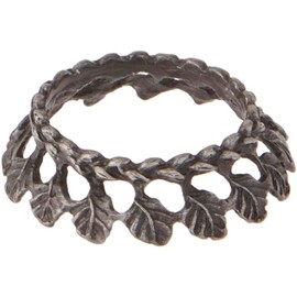 Bard's Pewter Egg Stand/Holder -Leaf Motif, 1.125" diameter, Pack of 2