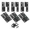 sourcing map 6 Pcs Lift Off Hinge, 2.5" Detachable Lift