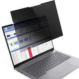 Lifeinnotech 14インチ (16:10) マグネット式 覗き見防止フィルター プライバシーフィルター 液晶保護フィルム ブルーライトカット (マグネットシート幅6mmタイプ) アンチグレア 両面使用 着脱