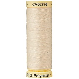 Gutermann Sew All Polyester Thread, 100Mtr, Cream (0414)