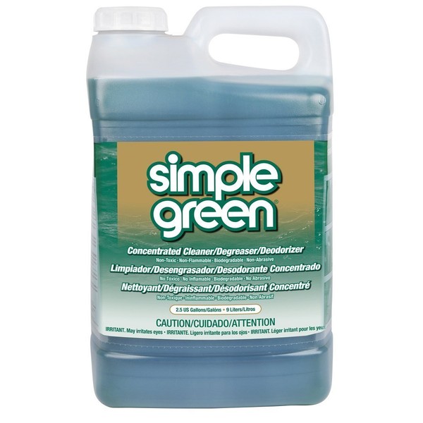 Simple Green 2710000213225 Concentrate Non-Toxic Degreaser and Cleaner Formula, 2.5