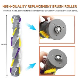 JEDELEOS Brush Roll Belts Replacement for Bissell 2252 2253 2254 22543 2255 2256 2258 2489 24899 1327 1333 Cleanview Swivel Pet Crosswave Vacuum Cleaner Replace Part 1611230, 1604545 and 1600159